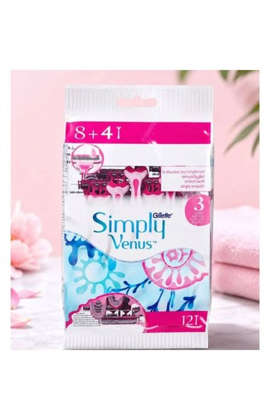 Gillette Venus Razor 8 Pieces 4 Free Pink