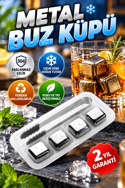 canrodi Set za višekratnu upotrebu od nerđajućeg čelika 304, 4 komada.
