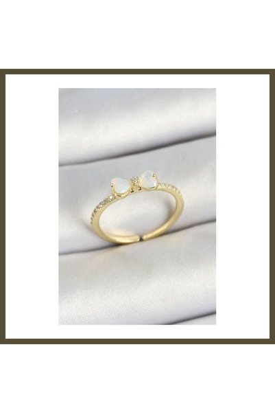 northcity n Gold-Colored Adjustable Women's Ring with Rice-Shaped Bow Detail ...