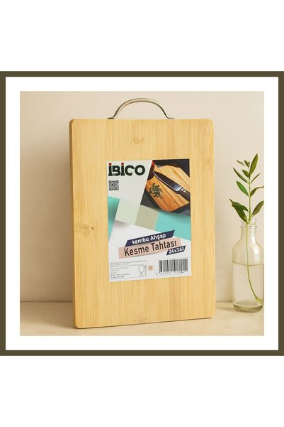 northcity n Bamboo Cutting Board 24x34x1.7 cm - With Metal Handles BX