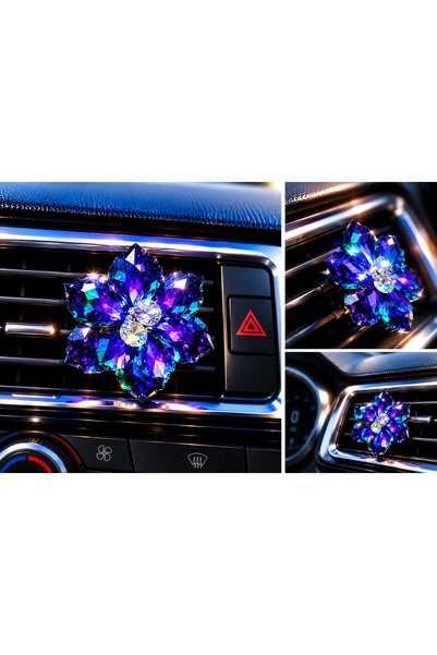 şimika tuning tuningmarketim Crystal Car Air Vent Decoration with Clip—Stone,...
