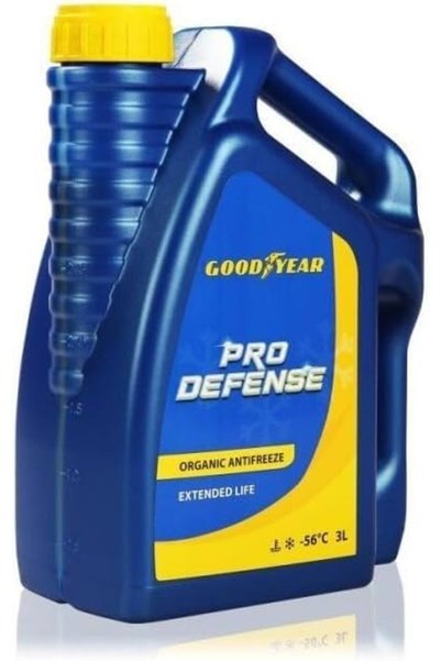 Goodyear -56 derece C Pro Defense Kırmızı Organik 2'li Set Antifriz 3 lt 2 X 3 Litre