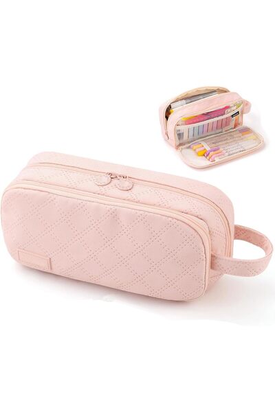 NIUB Big Capacity Pencil Case, Pouch Pen Case Simple Stationery Bag School Co...