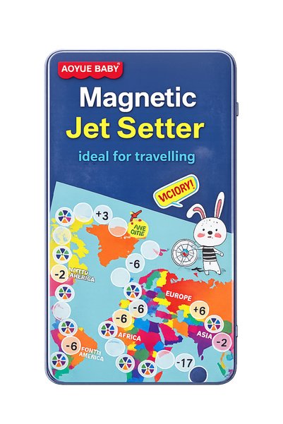 OEM Joc magnetic ,, Jet Setter " în cutie metalică pentru călătorii