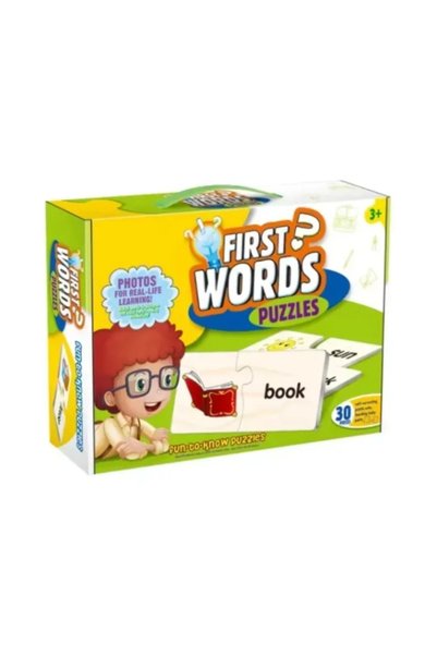 OEM Puzzle educativ "Potrivește obiectul cu cuvântul"