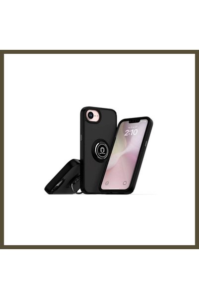 northcity n غطاء سيليكون مونتريال بتصميم حلقة، متوافق مع هاتف iPhone 16E - أس...