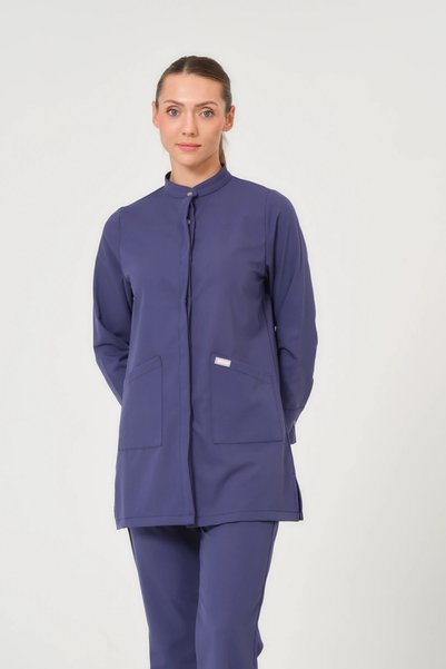 SWAN UNIFORM LIVA PATRIOT BLUE -HEMŞİRE TESETTÜR ÜST ÜNİFORMA (ELITE)