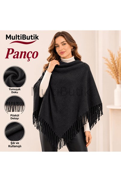 MultiButik Panço pentru femei, culoare antracit
