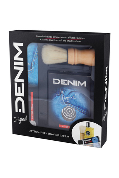 Denim ΓΝΗΣΙΟ ΣΕΤ ΣΕ ΚΟΥΤΙ; ΠΙΝΕΛΟ + ΑΦΤΕΡ ΣΕΪΒ 100 ML + ΣΩΛΗΝΑΡΙΟ ΚΡΕΜΑΣ ΞΥΡΙ...