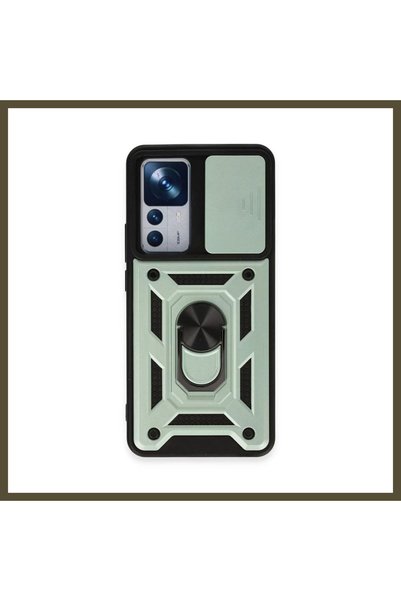 northcity n Mi 12T Pro Compatible Case with Pars Lens Ring - Green BX