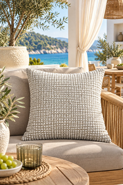 Fuly Consept Home Design CoastWeave Woven Fabric Decorative Cushion 43x43 cm ...