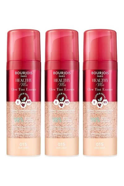 Bourjois 3x PACHET Esență Cremă Colorată Healthy Mix Glow Tint, 15 Fair Light...