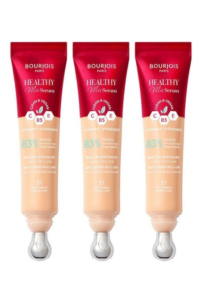 Bourjois 3x PACK Healthy Mix 51W Light Vanilla Serum Concealer, 11 ml