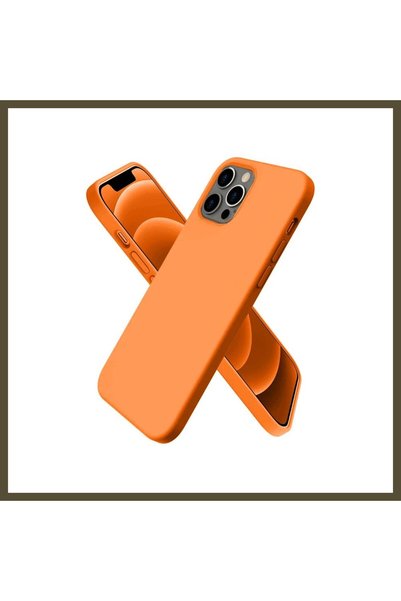 northcity n iPhone 12 Pro First Silicone Case - Orange BX