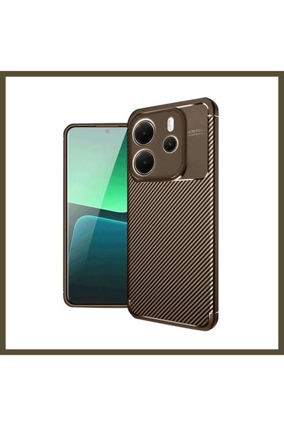 northcity n Redmi Note 14 4G-Compatible Case with Auto Focus Carbon Cover - B...