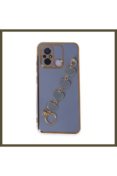 northcity n Redmi 12C Compatible Case by Esila Silicone - Gray BX