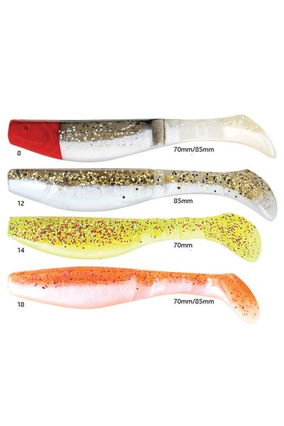 Traper Ripper TIGER FISH 85mm - 10 buc/set