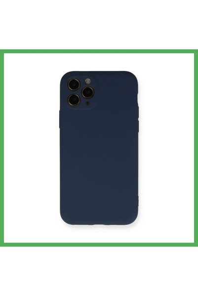 Nur store Çanta iPhone 11 Pro Case with Velvet-Lined Nano Silicone - Navy Blu...