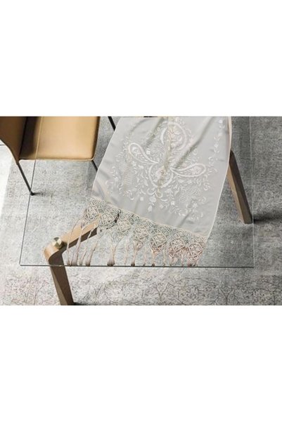 Linea Home ΚΟΝΤΑΡΙ ΚΡΕΠ ΜΕΤΑΞΙ ΜΕ ΧΕΙΡΟΠΟΙΗΤΟ ΚΕΝΤΗΤΟ ΣΧΕΔΙΟ 50X150 50X150 ΕΚ...