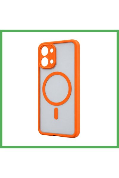Generic Brand Redmi 15C 5G Loji Magsafe Case - Orange BEZOSS