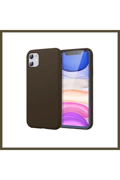 northcity n iPhone 11 Compatible Case: First Silicone - Brown BX