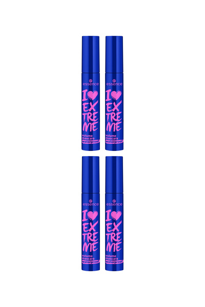 Essence 4x ПАКЕТ I LOVE EXTREME спирала за обем, водоустойчива, 12 мл