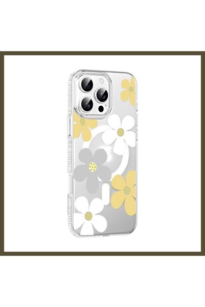 northcity n Joko iPhone 16 Pro Max Compatible Floral MagSafe Case - Yellow BX