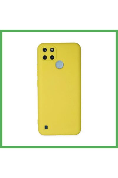 Nur store Çanta Realme C25Y Compatible Case with Velvet-Lined Nano Silicone -...