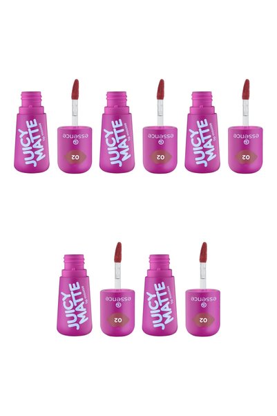 Essence 5x PACK Lip mousse JUICY MATTE - 02 Featherlight Pink, Essence, 2.7 ml