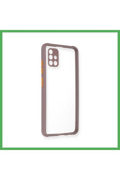 Nur store Çanta Samsung Galaxy A71 Case, Miami Transparent Silicone - Light P...