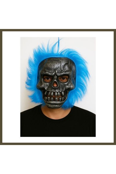 northcity n Halloween Blue-Haired Mask BX