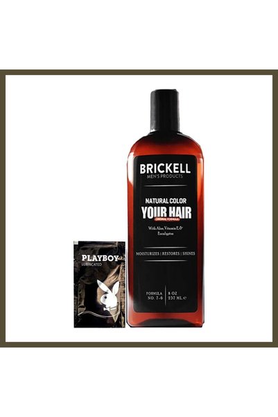 Generic Brand Brickell Men's Anti-White Hair and Beard Care Shampoo 237 ml BX