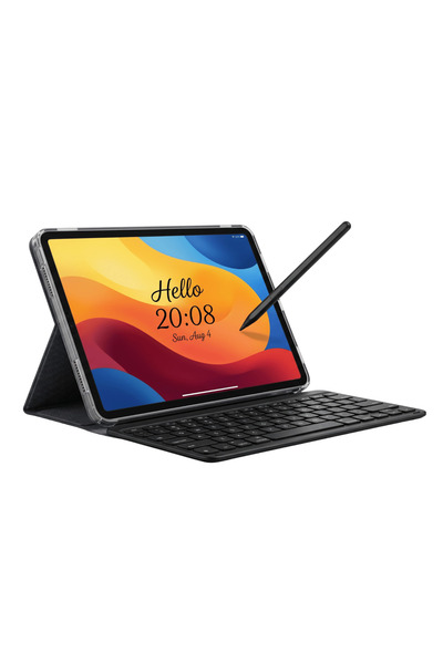 OTEETO تابلت أندرويد TAB 17، شاشة 11 بوصة، ذاكرة وصول عشوائي 8 جيجابايت، سعة تخزين 512 جيجابايت، بطارية 8000 مللي أمبير، واي فاي 5G، مع حافظة لوحة مفاتيح وقلم ستايلس، أسود