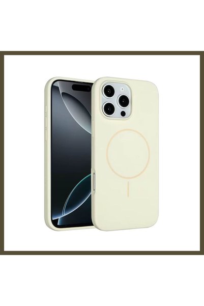 northcity n Joko iPhone 16 Pro Compatible Case Jully MagSafe Cover - Beige BX
