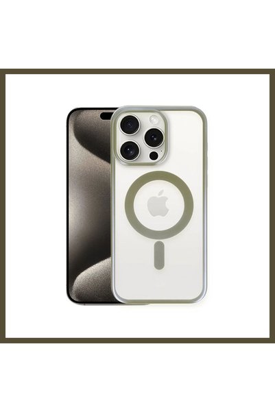 northcity n iPhone 15 Pro Max Compatible Case with MagSafe Cover - Gray BX