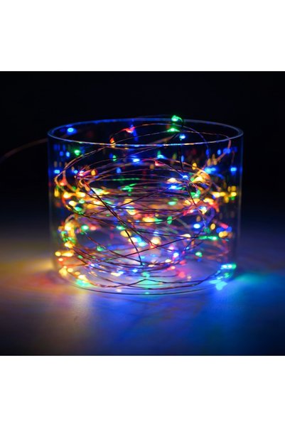 sharpdo 3aa Transparent Battery Box Flexible Silver Copper Wire Lamp 5meter