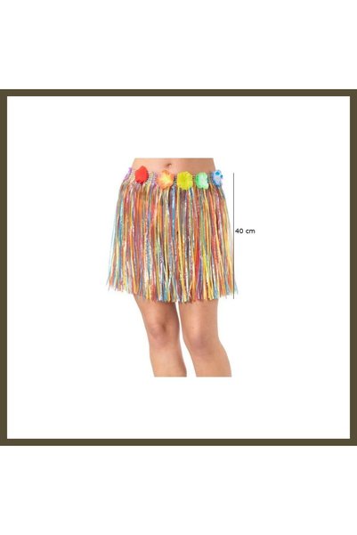 northcity n Colorful, Tasseled Hawaiian Luau Hula Skirt Suitable for Adults a...