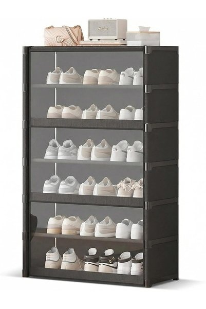 GENERAL Dustproof Shoe Rack, 7-Tier Large Capacity Shoe Storage Cabinet with ...