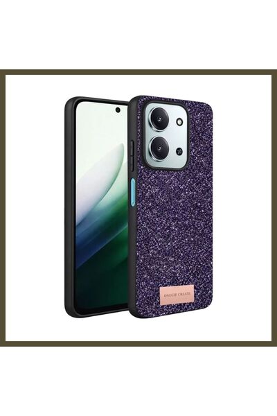 northcity n Onegif Redmi 15C 4G-Compatible Glittery SIM Case - Deep Purple BX