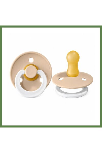 Hobibahçem Rubber Pacifier 0–6 Months, Vanilla—price per piece · Color: Vanil...