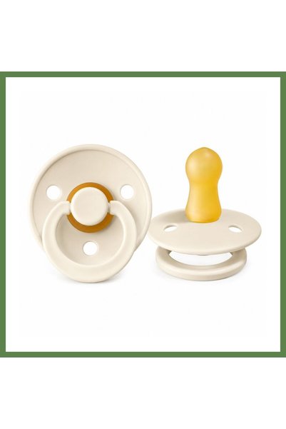 Hobibahçem Rubber Pacifier 0–6 Months, Ivory—price per piece · Color: Ivory H...