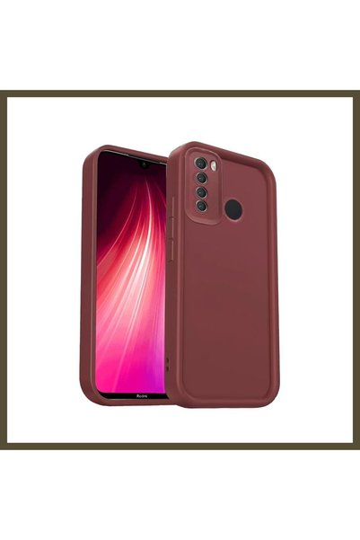 northcity n Redmi Note 8 Compatible Viera Silicone Case - Burgundy BX