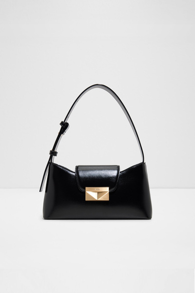 Aldo ITSHOULDER - Kadın Suni Deri Siyah Fermuarlı Omuz Çantası