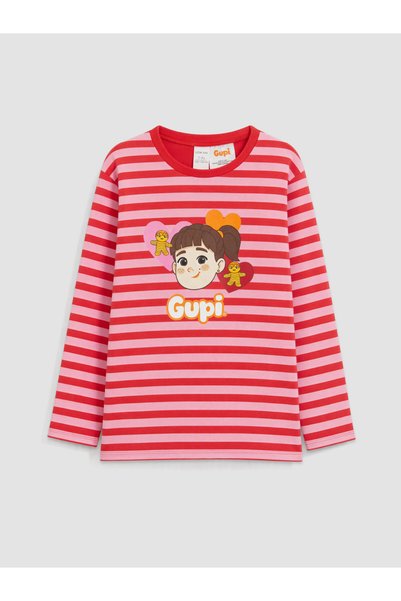 LC Waikiki Quality Parts from Çelebi Store Gupi Licensed Girls' T-Shirt