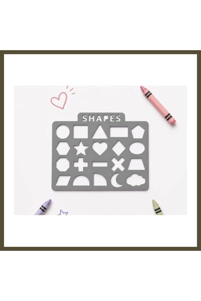 northcity n 3D Printing Geometric Shapes Drawing Template - 20-Pattern Mold -...