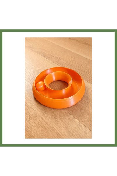 Hobibahçem 3D-Printed Cat Toy with a Ball Inside: Interactive Cat Obstacle Co...
