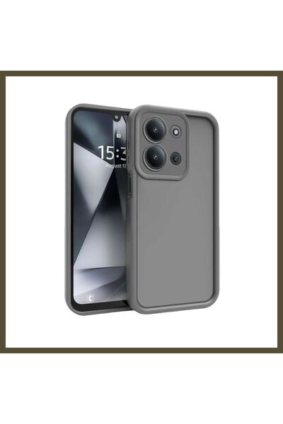 northcity n Redmi 15C 4G-Compatible Viera Silicone Case - Gray BX