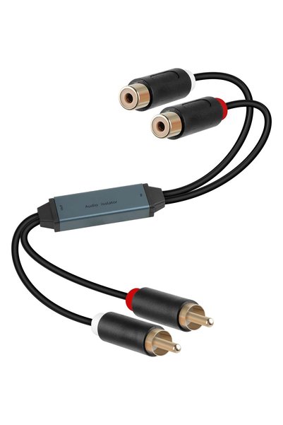 GENERAL عازل الضوضاء RCA، عازل حلقة التأريض، فلتر الضوضاء لمكبر الصوت في السي...