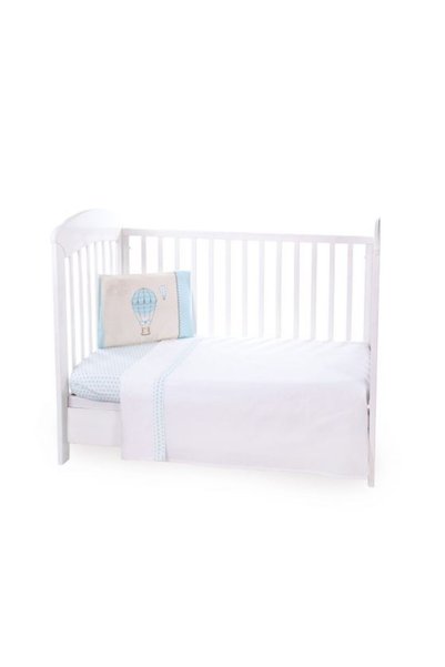 Kikka Boo Σετ σεντονιών κούνιας 3 τεμ. 70x140cm Κουτάβι σε Μπαλόνι 41101030099