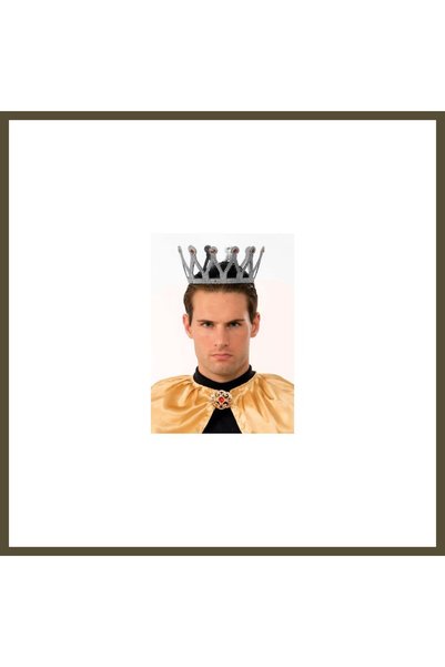 northcity n Silver-Colored King's Crown for Children and Adults, Model BX